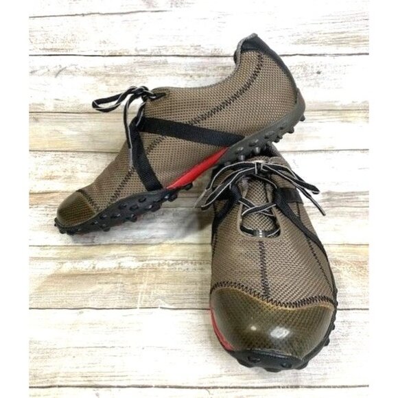 FootJoy M Project Spikeless Golf Shoes 9M Gray/Black Mesh Lace-Up LightweighT - Picture 2 of 11